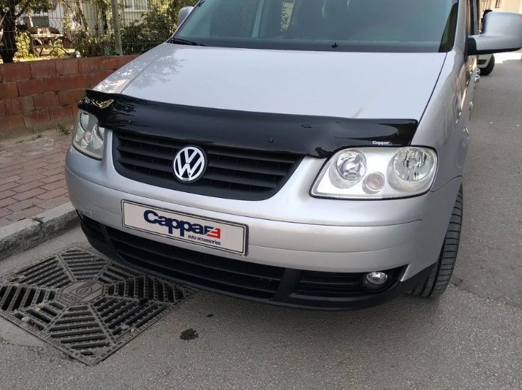 Дефлектор капота Volkswagen Caddy 2004-2010 (EuroCap) 30790204-010409-30010101 фото