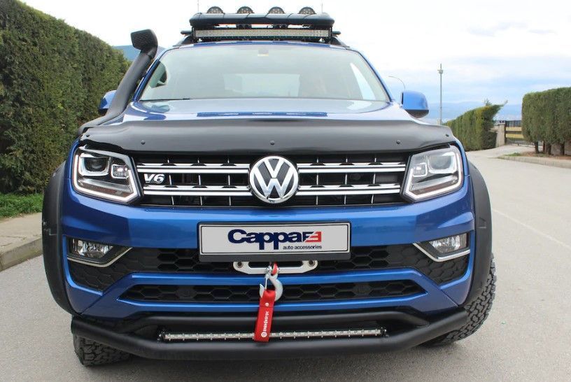 Дефлектор капота Volkswagen Amarok 2010-2022 (EuroCap) 30790110-010409-30010101 фото