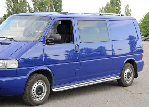Рейлінги Volkswagen T4 Transporter Хром Коротка база Пластикові ніжки hpc089 фото