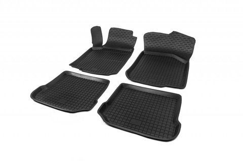 Гумові килимки з бортом 4 шт Skoda Fabia 2007-2014 1020890b/2 фото