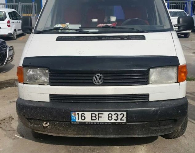 Дефлектор капоту Volkswagen T4 Transporter (прямі фари) (EuroCap V2) 8078k071es фото