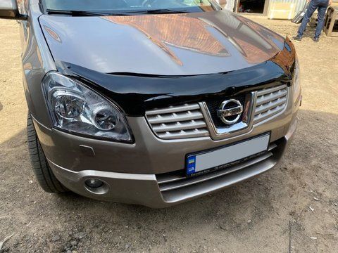 Дефлектор капоту Nissan Qashqai 2007-2010 (EuroCap) 30580607-010409-30010101 фото